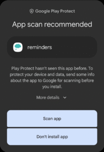 Step 1: Click on more details and continue